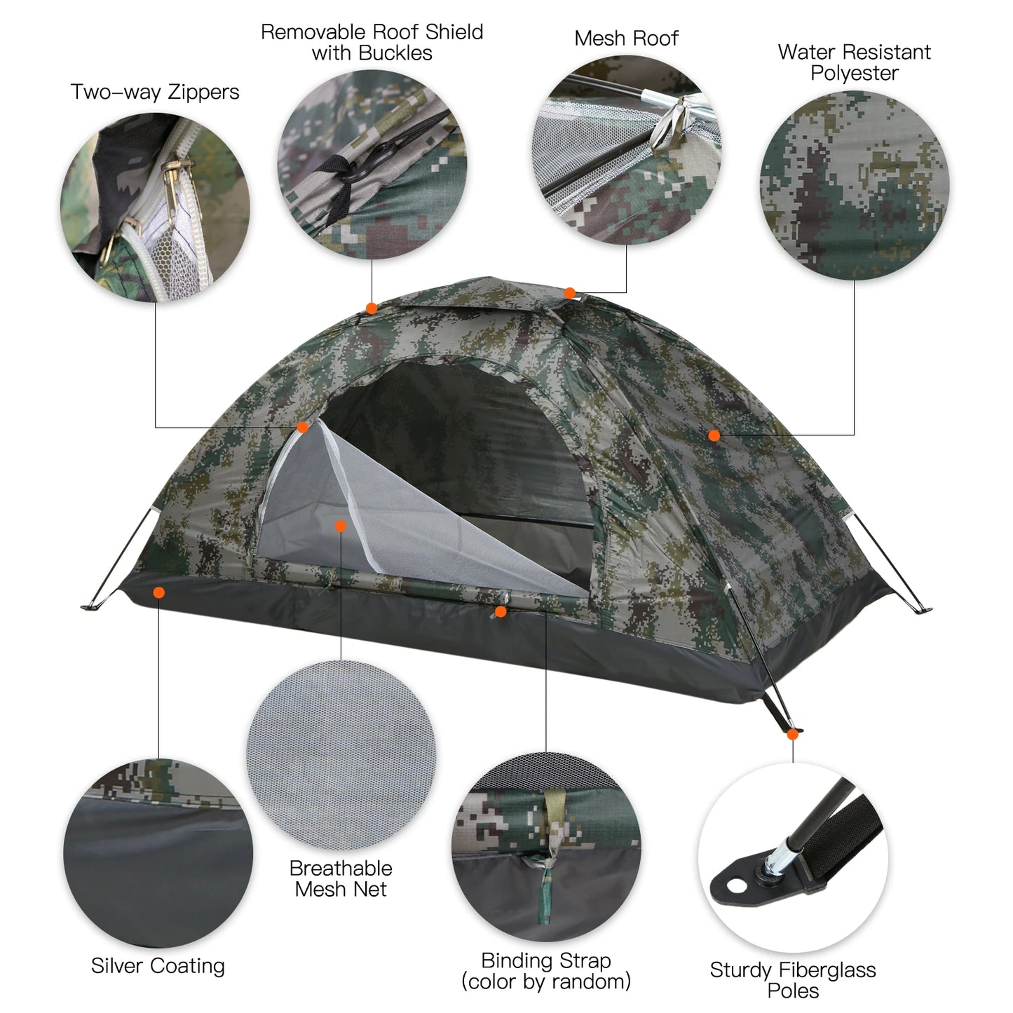 2 Person Camping Outdoor Tent