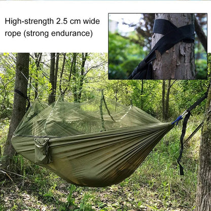 2 Person Camping Hammock With Mosquito Net and portable hanging