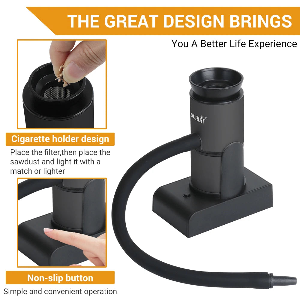 Smoker Infuser Portable Molecular Cuisine Smoking Food Cold Smoke Generator Meat Burn Cooking for BBQ Grill Cocktails