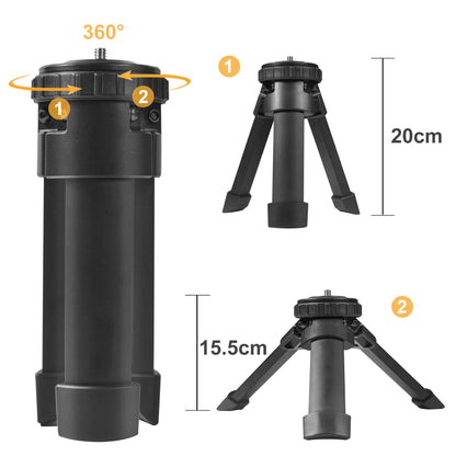 Tactical Shooting Rest Adjustable Height Compact Rifle Shooting Tripod for Shooting/Hunting